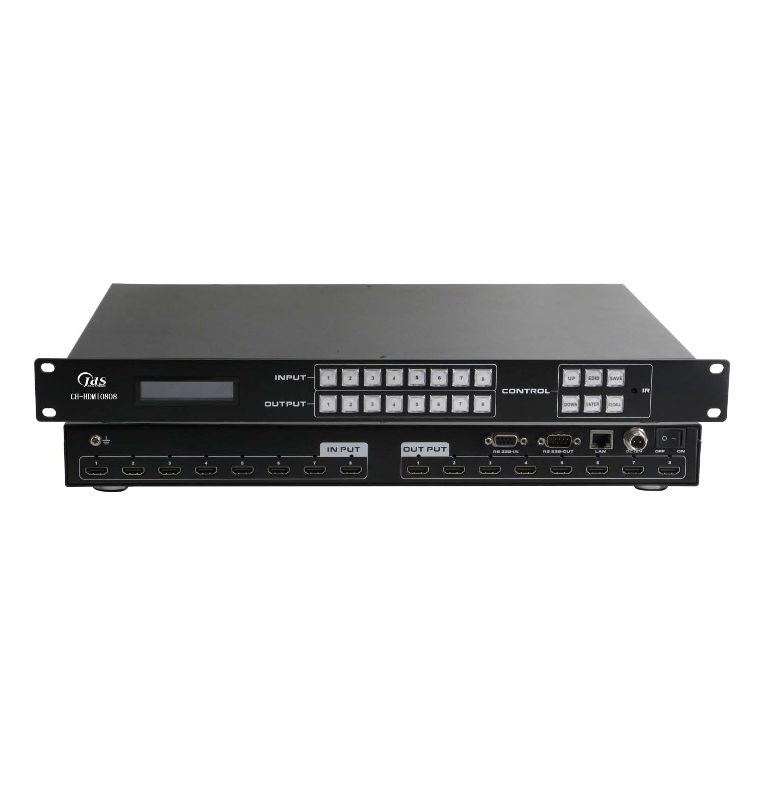 CH-HDMI0808(4K)    8X8HDMI矩陣(4K版)