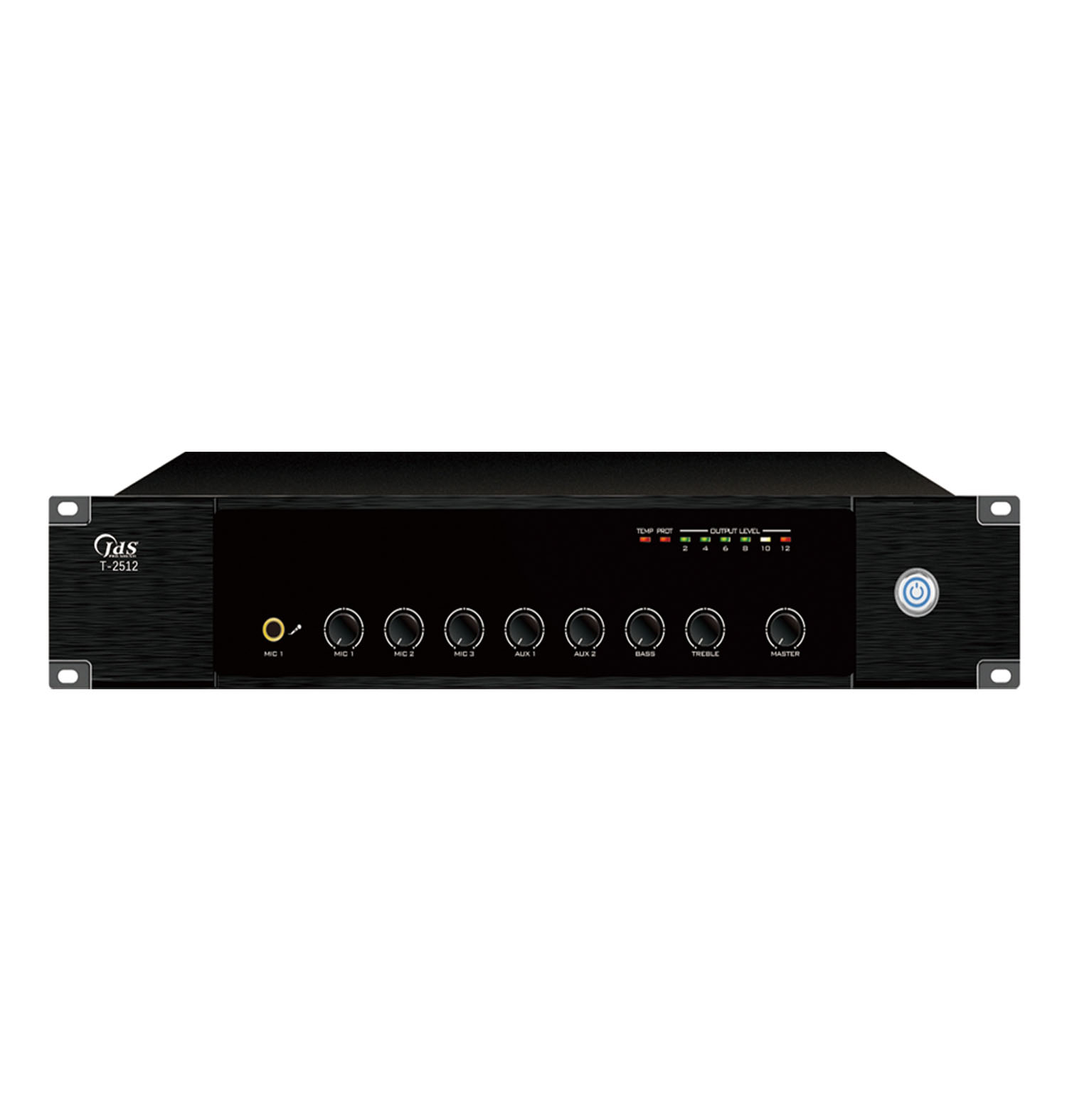 T-2512    IP網絡單向點播合并式廣播功放 120W