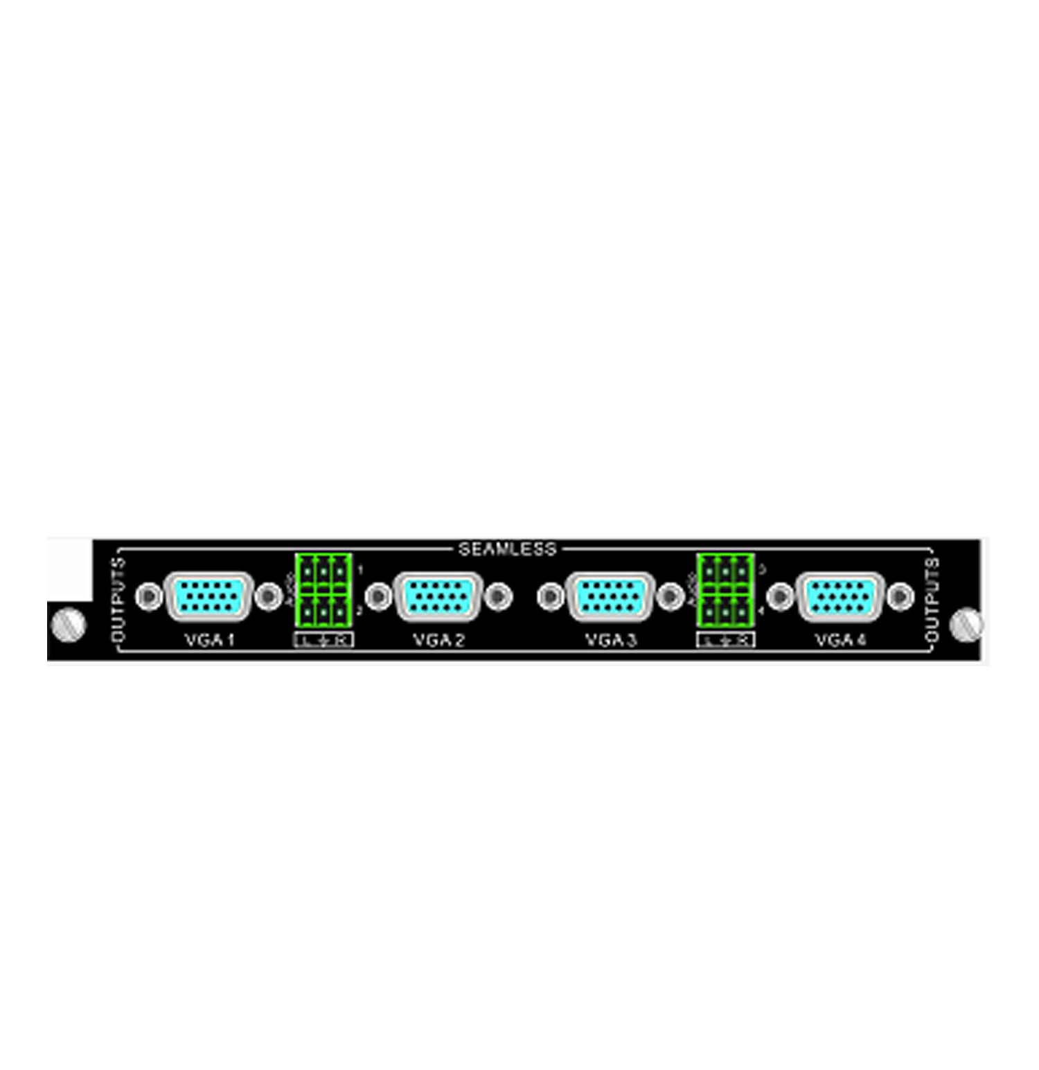 CH-VGA4S OUT    4路VGA無縫輸出卡