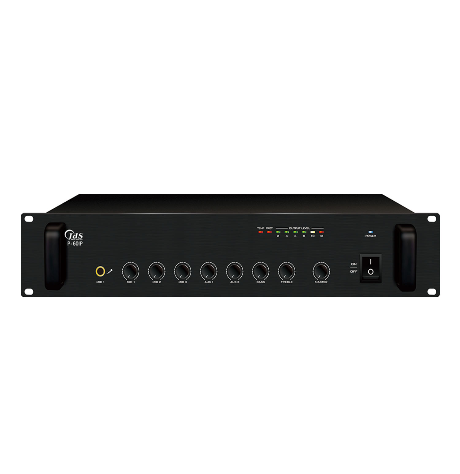 P-60IP    IP網絡單向點播合并式廣播功放 60W