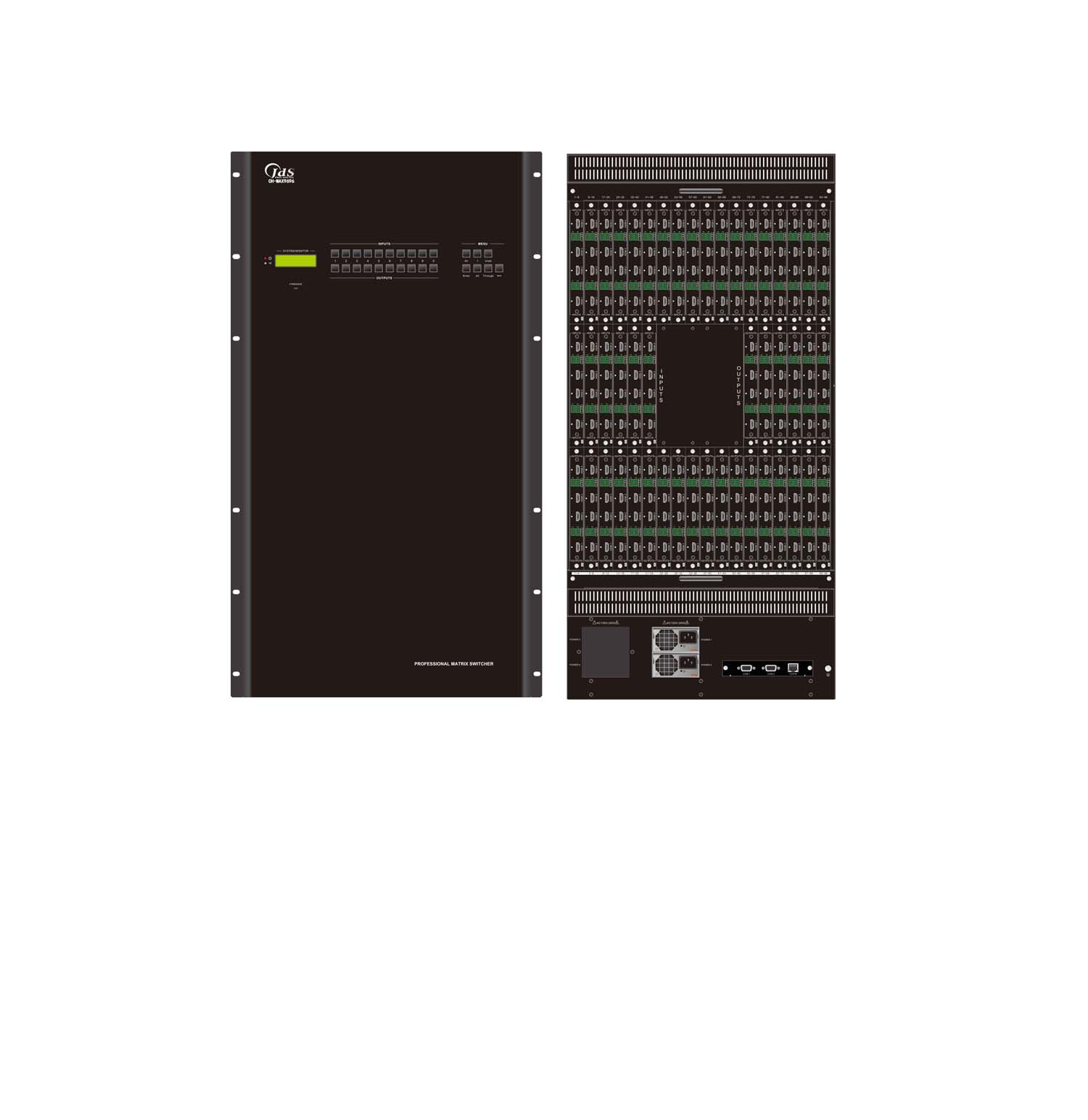 CH-MAX9696    96路高清混插矩陣